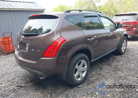 2004 Nissan Murano Sl z USA, uszkodzony, nr VIN JN8AZ08W24W318003